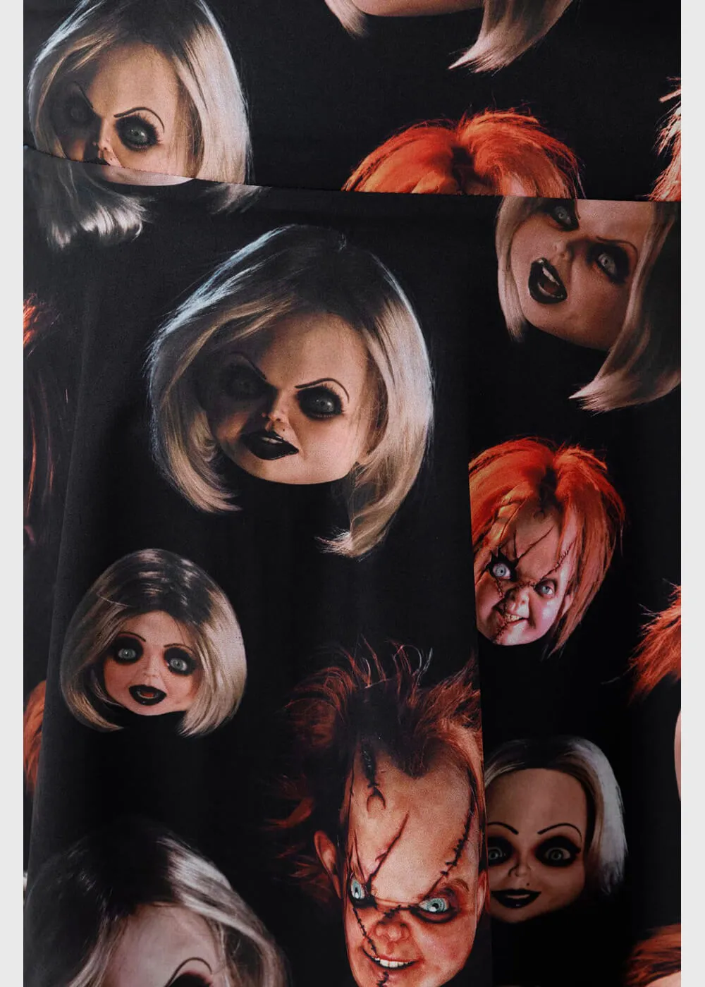 Killstar x Chucky Did You Miss Me Andy Skater Dress Black