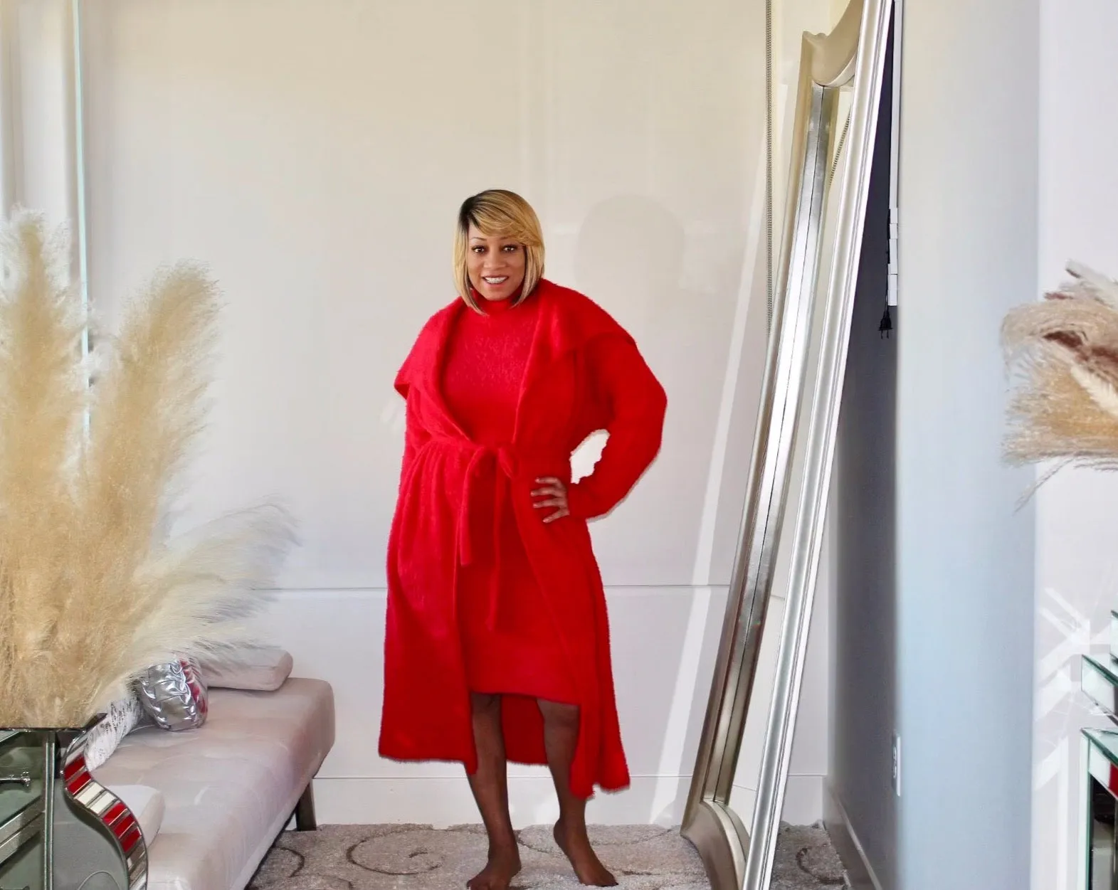 Kim’s Cardigan Dress Set