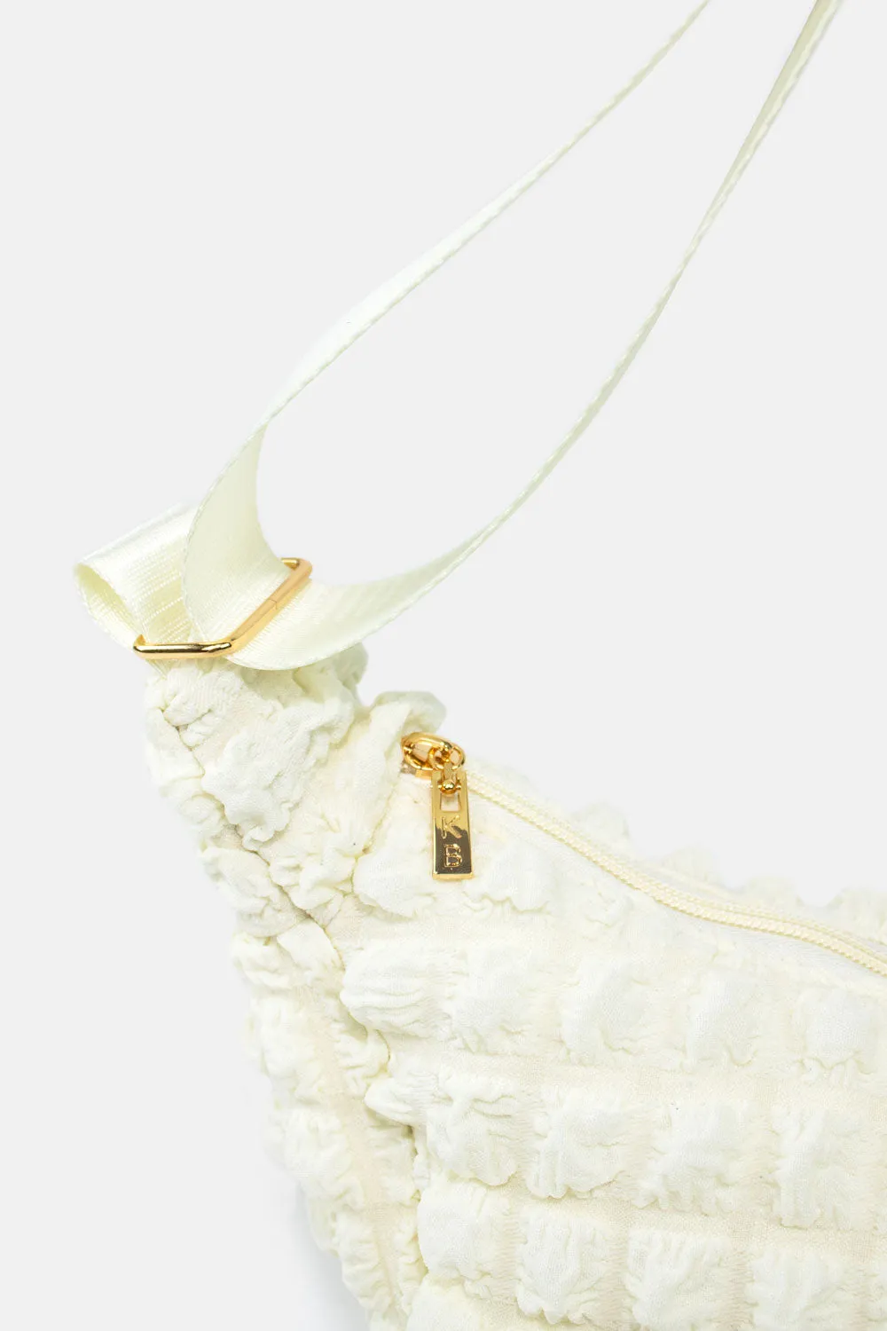 Kind Bag Cream Crossbody Bag