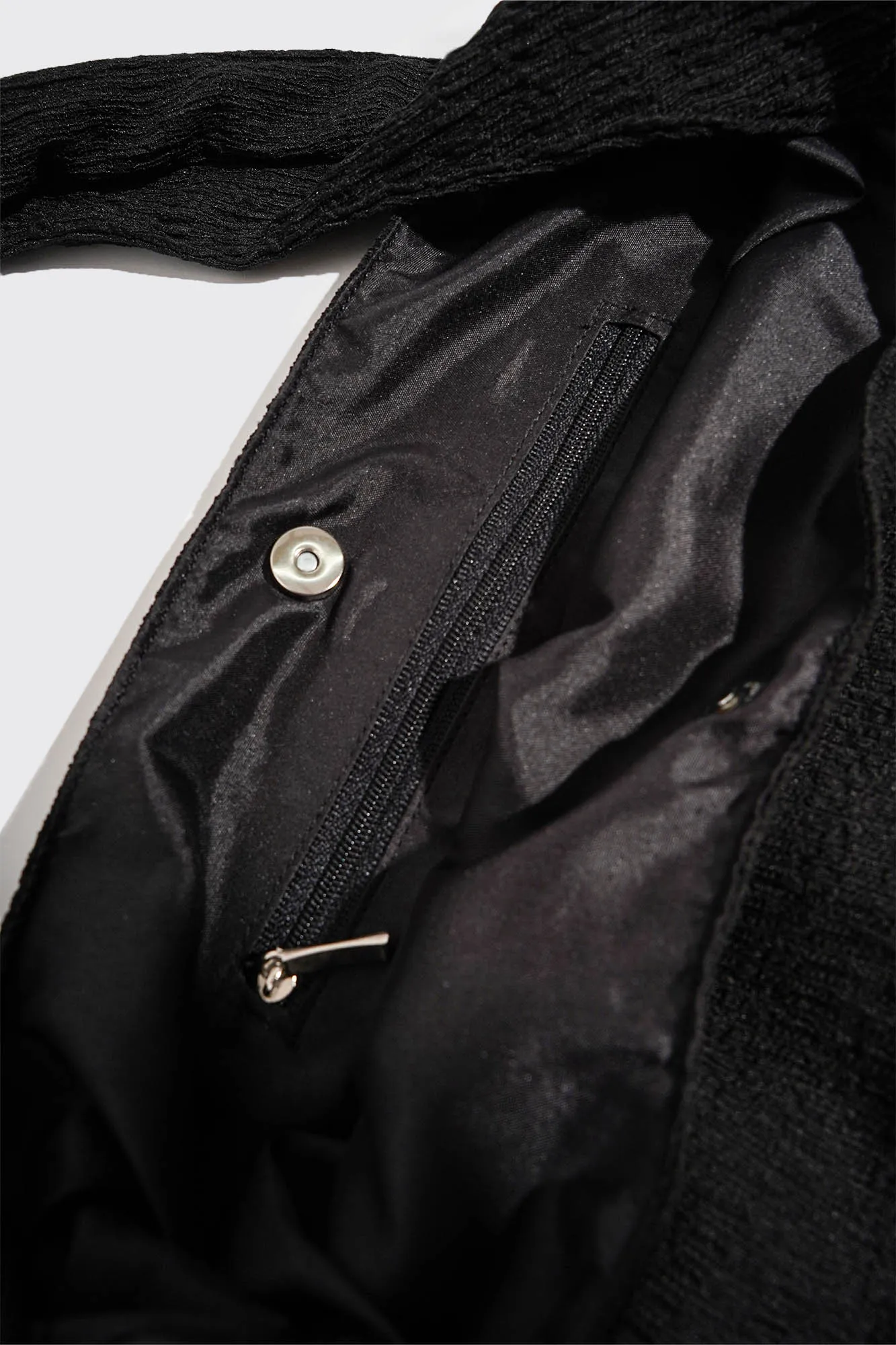 Knotted Handle Shoulder Bag