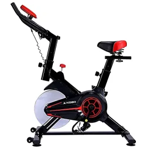 Kobo SB-5 Steel Exercise Spin Bike, Black