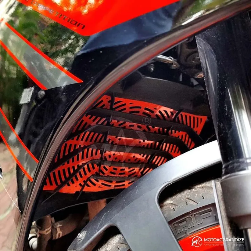 KTM Duke | RC 125/ 200/ 250/ 390 MOTOAGGRANDIZE Radiator Guard | Cover | Protector Version 2