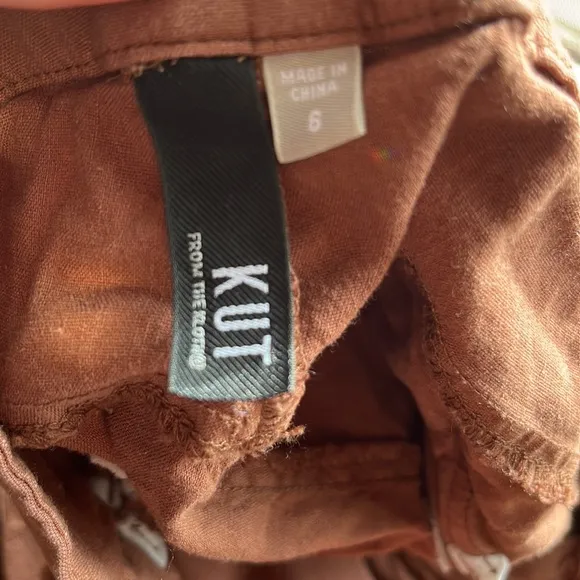 Kut From The Kloth High Rise Trouser Linen Short 🫶