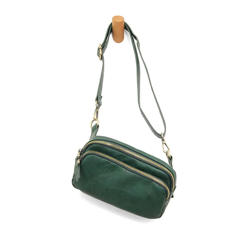 Kylie Double Zip Sling Belt Bag
