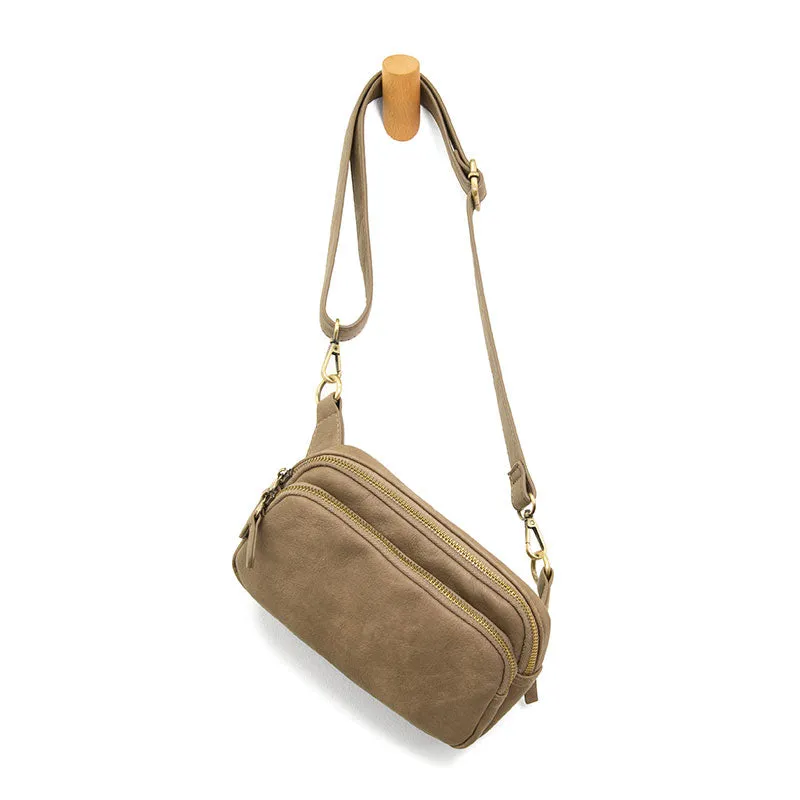 Kylie Double Zip Sling Belt Bag