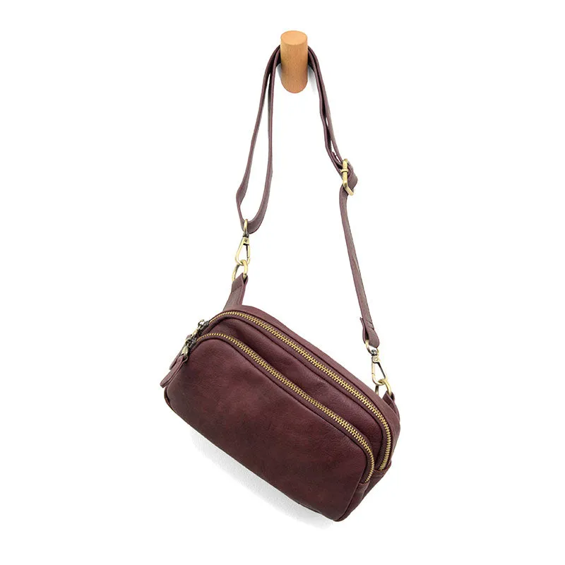 Kylie Double Zip Sling Belt Bag