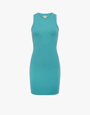 L'agence Ellis Mini Tank Dress in Bristol Blue