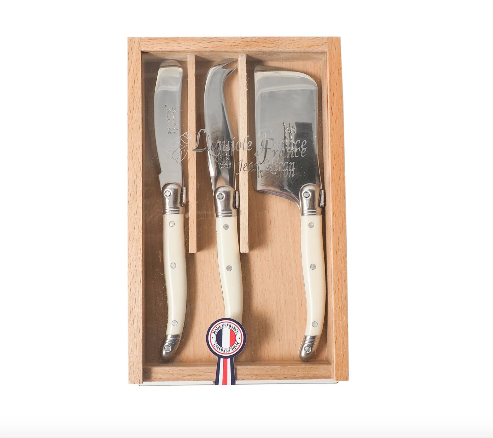 Laguiole Mini Ivory Cheese Set