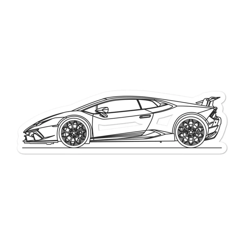 Lamborghini Huracán Performante Outline Sticker