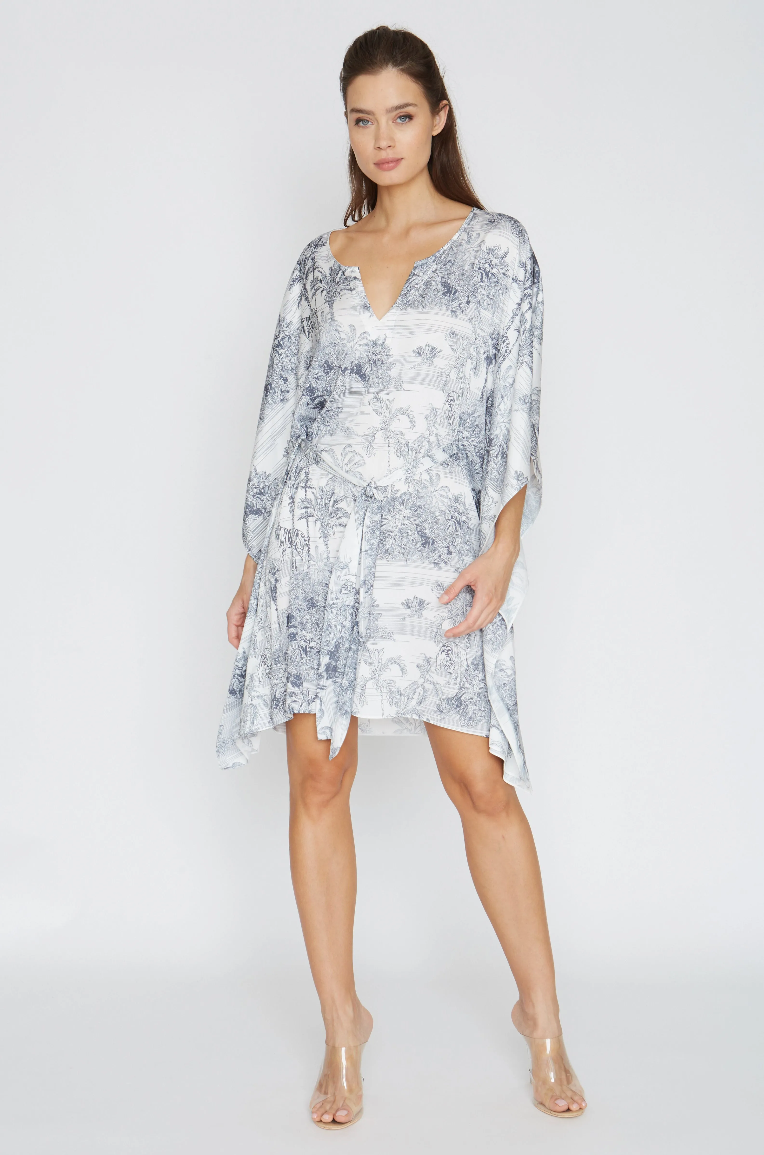 Landscape Grey Short Caftan