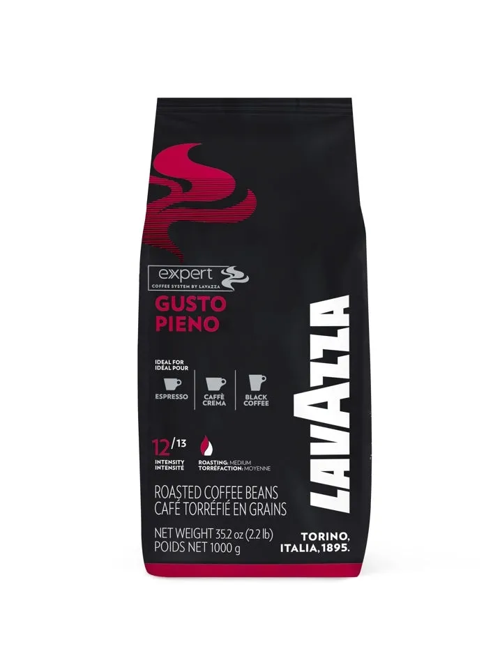 Lavazza Gusto Pieno 6Kg Coffee Beans (6 Packs of 1Kg)