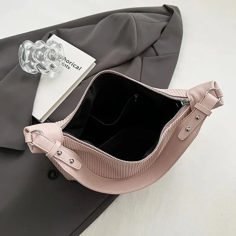 Leah Pleated Crossbody