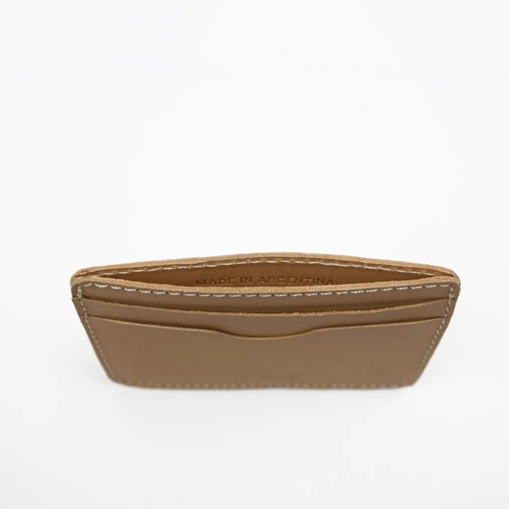 leather card holder C3 in natural