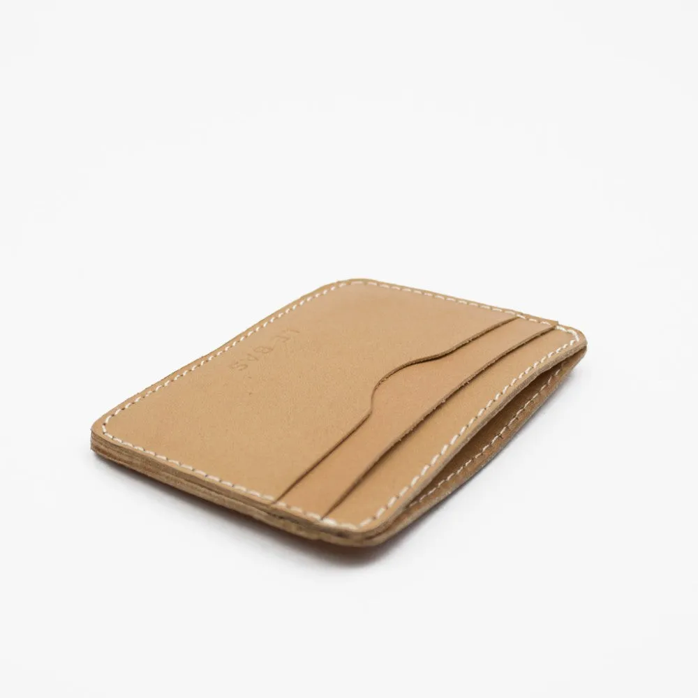 leather card holder C3 in natural