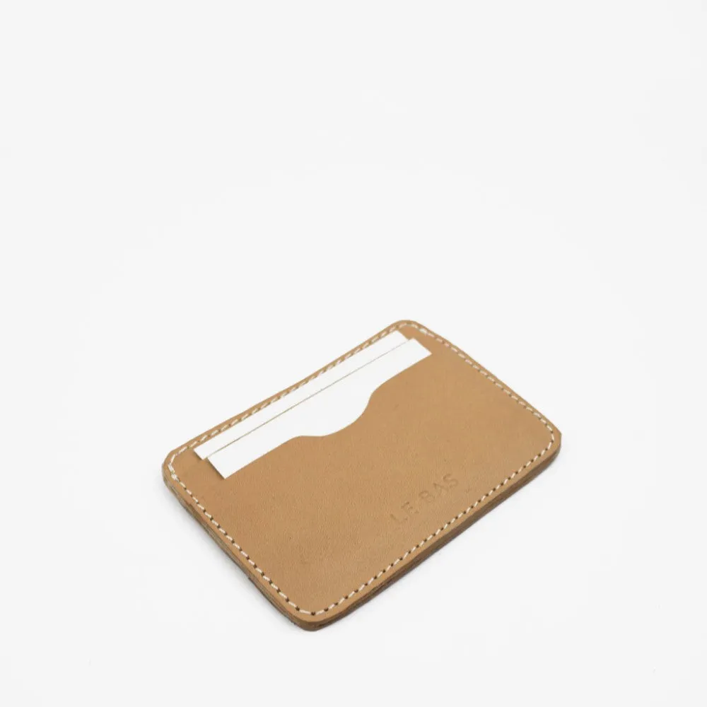 leather card holder C3 in natural
