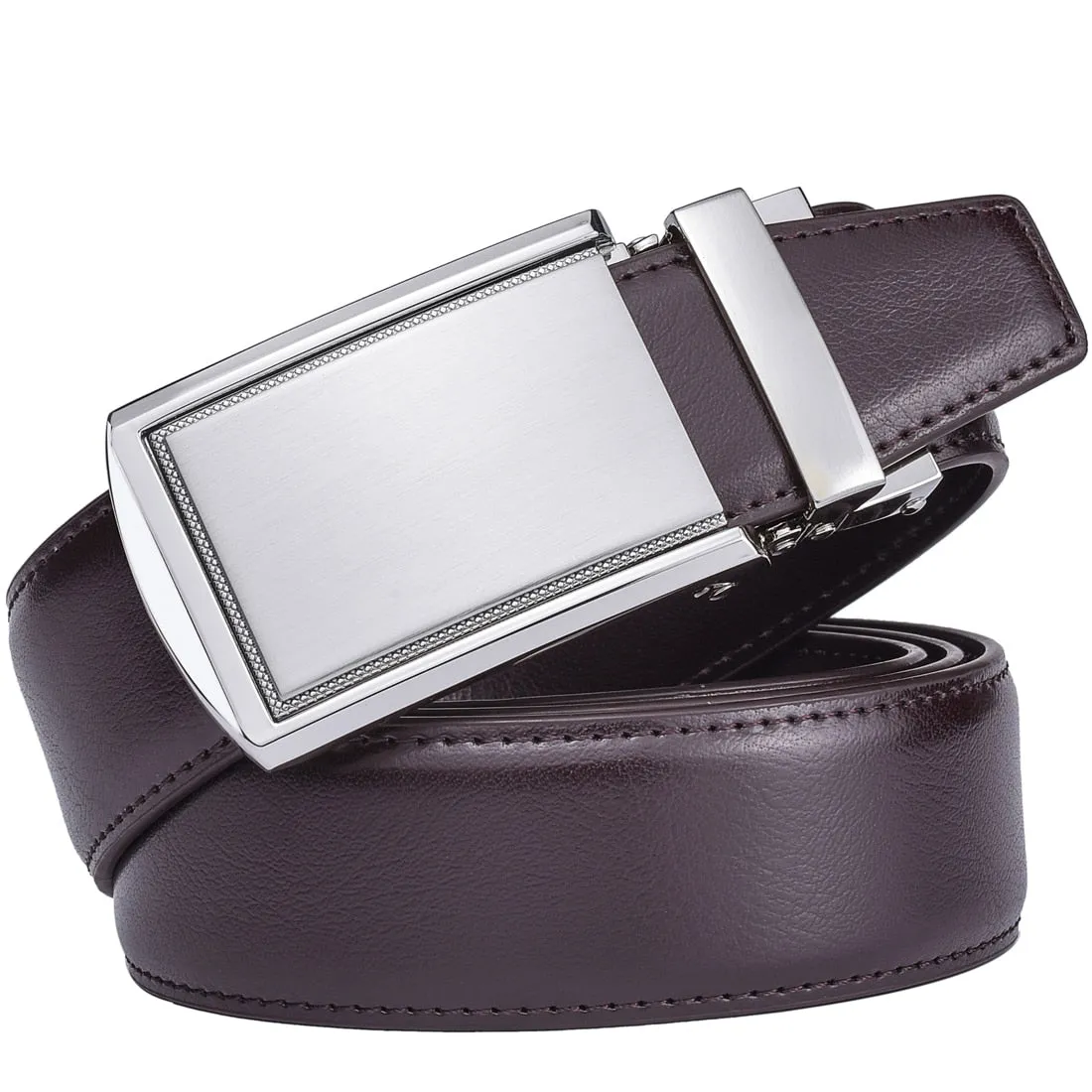 Leather Ratchet Belt 3.5CM Wide