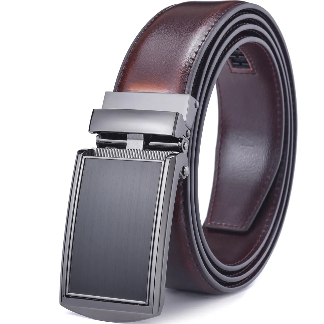 Leather Ratchet Belt 3.5CM Wide