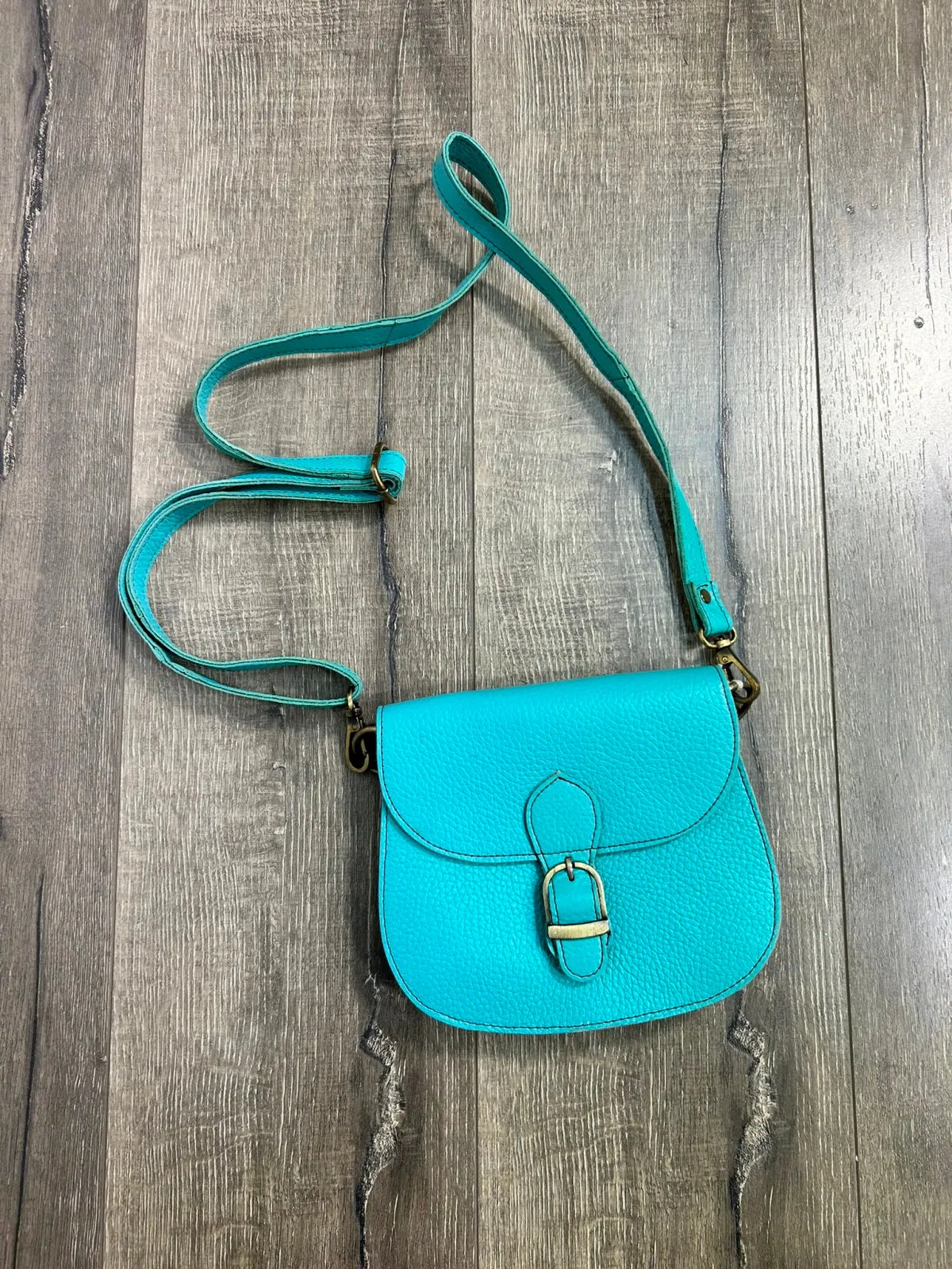 Leather Small Saddle Bag