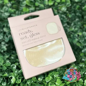 Lemon Lavender Ready, Set, Glow Mini LED Mirror