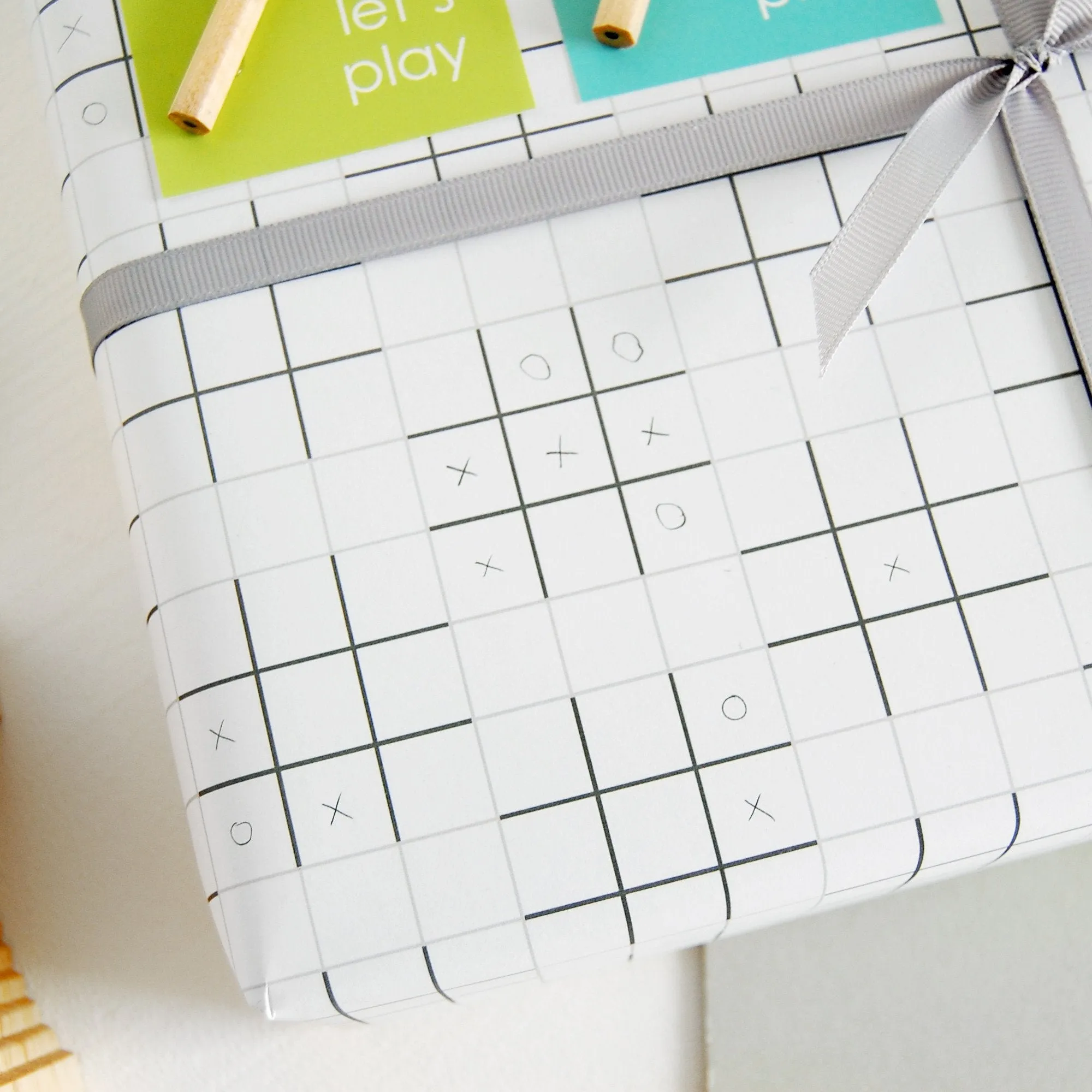 Let's Play Noughts And Crosses Wrapping Paper Set