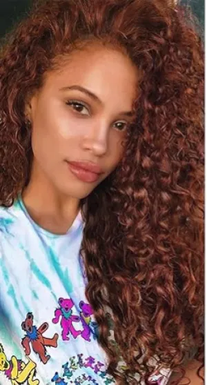 Light Auburn 28"  Heat Resistant T-Part Wig