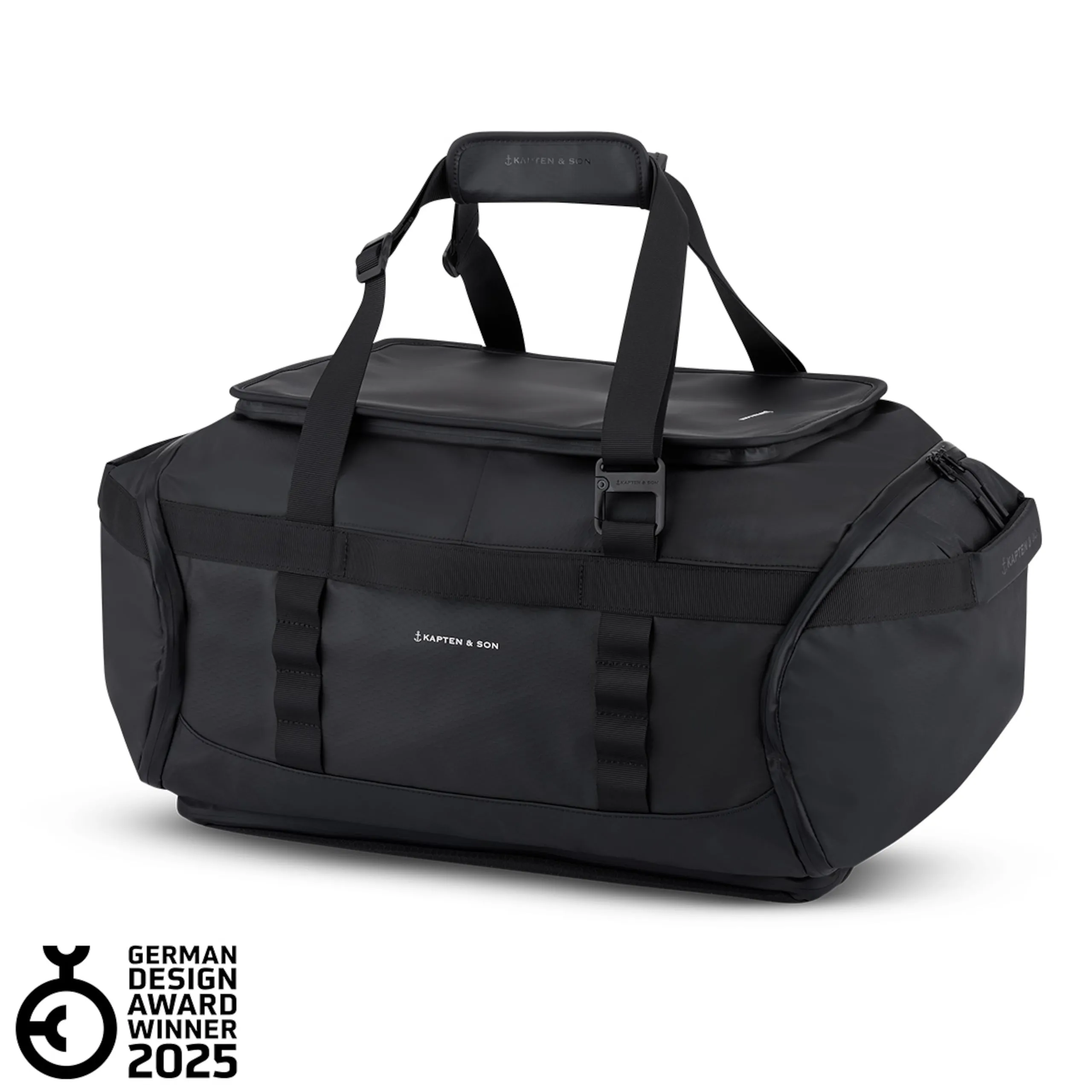Lisbon Duffle Backpack All Black