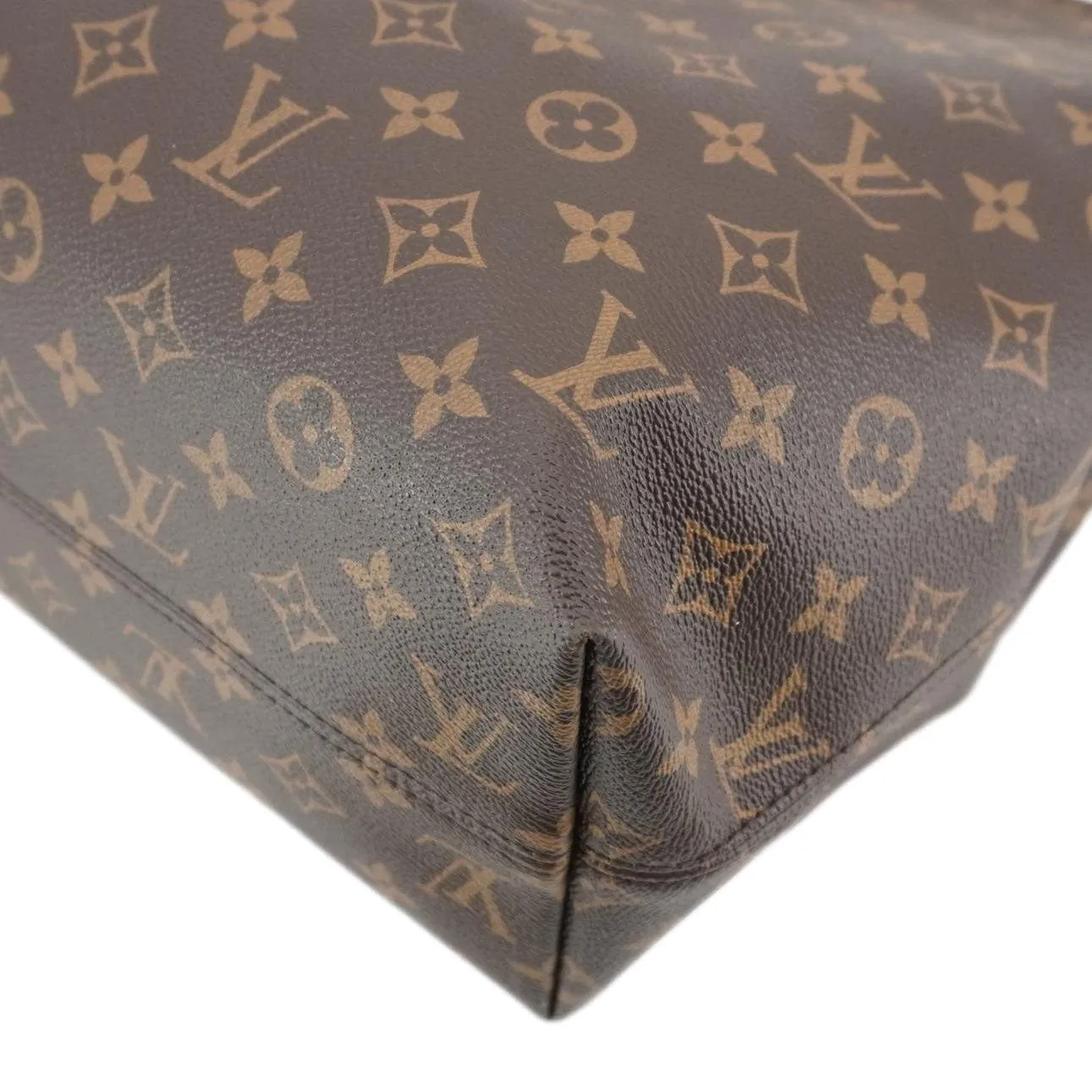 LOUIS VUITTON Graceful MM Monogram Canvas Shoulder Bag Brown