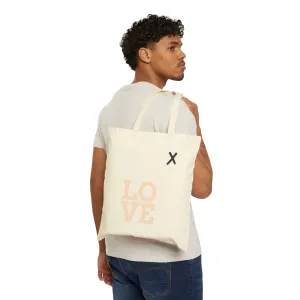 Love Cotton Canvas Tote Bag - Eco-Friendly Shopping Bag for Every Occasion
