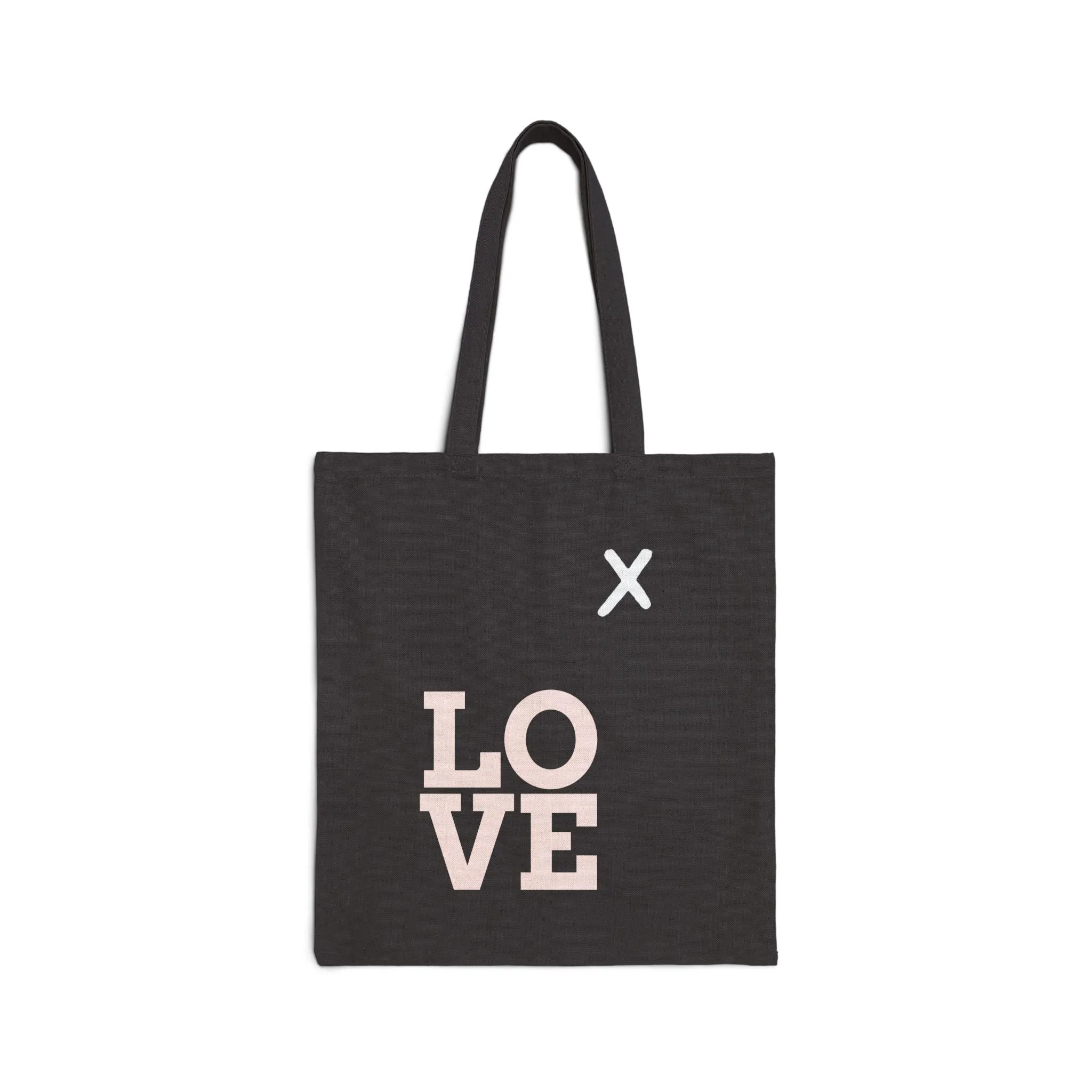 Love Cotton Canvas Tote Bag - Eco-Friendly Shopping Bag for Every Occasion