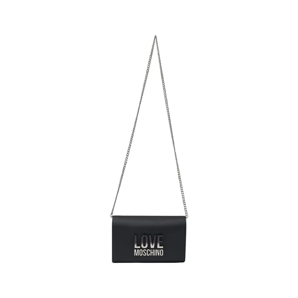 Love Moschino Gray Polyethylene Handbag