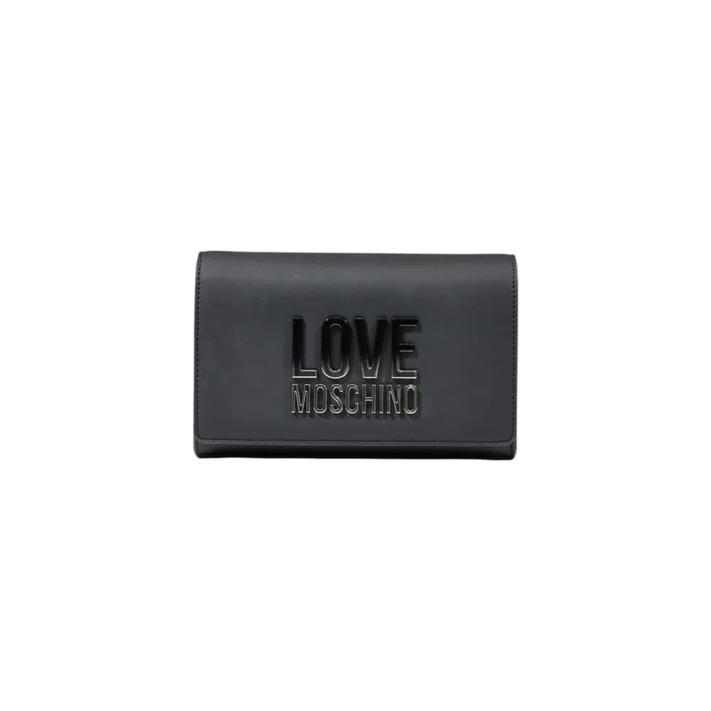 Love Moschino Gray Polyethylene Handbag
