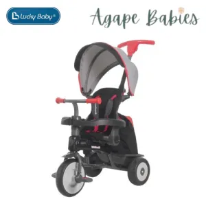 Lucky Baby Little General™ Deluxe Tricycle 4 in1 - Grey -10 mn 