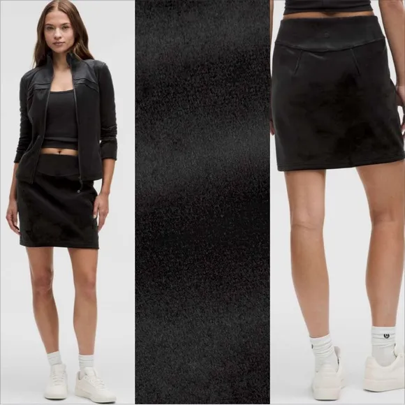 Lululemon Scuba High-Rise Mini Skirt *Velvet