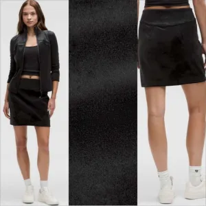 Lululemon Scuba High-Rise Mini Skirt *Velvet