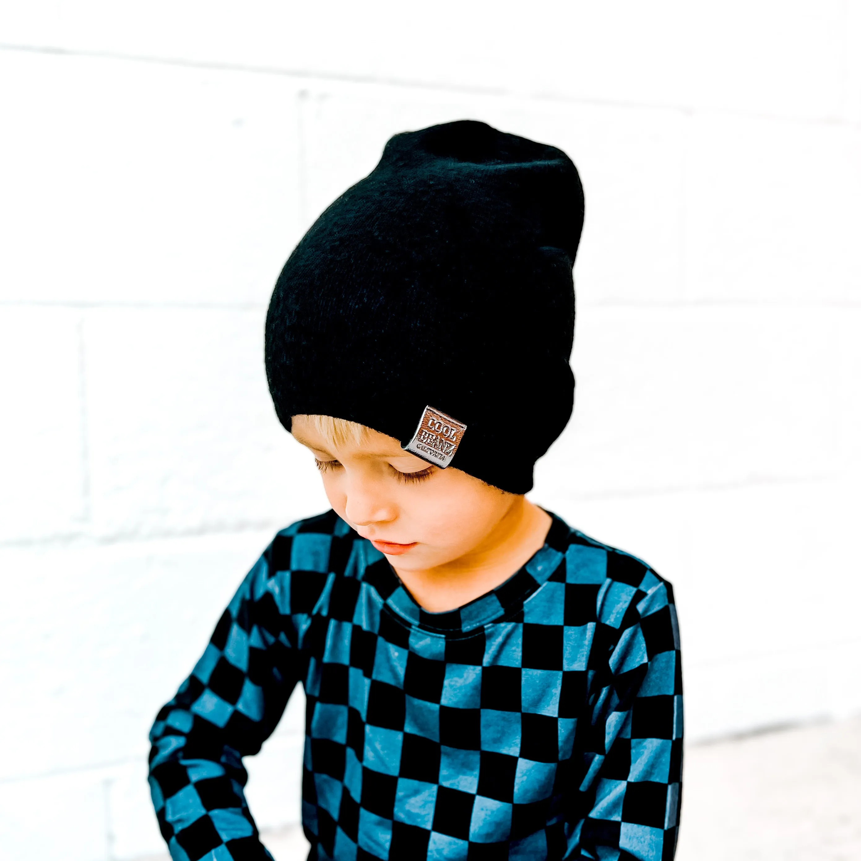 Lux Slouchy Beanie - Onyx