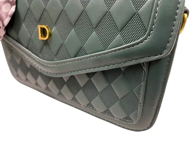 Luxe Green Top Handle/Crossbody Bag