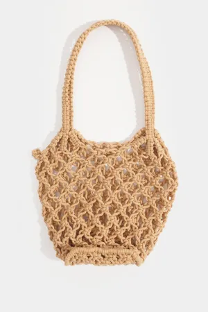 Macrame Bucket Bag