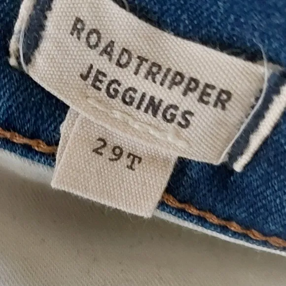 Madewell Roadtripper High Rise Skinny Jegging Jean Size 29T #MB395 Med Waah