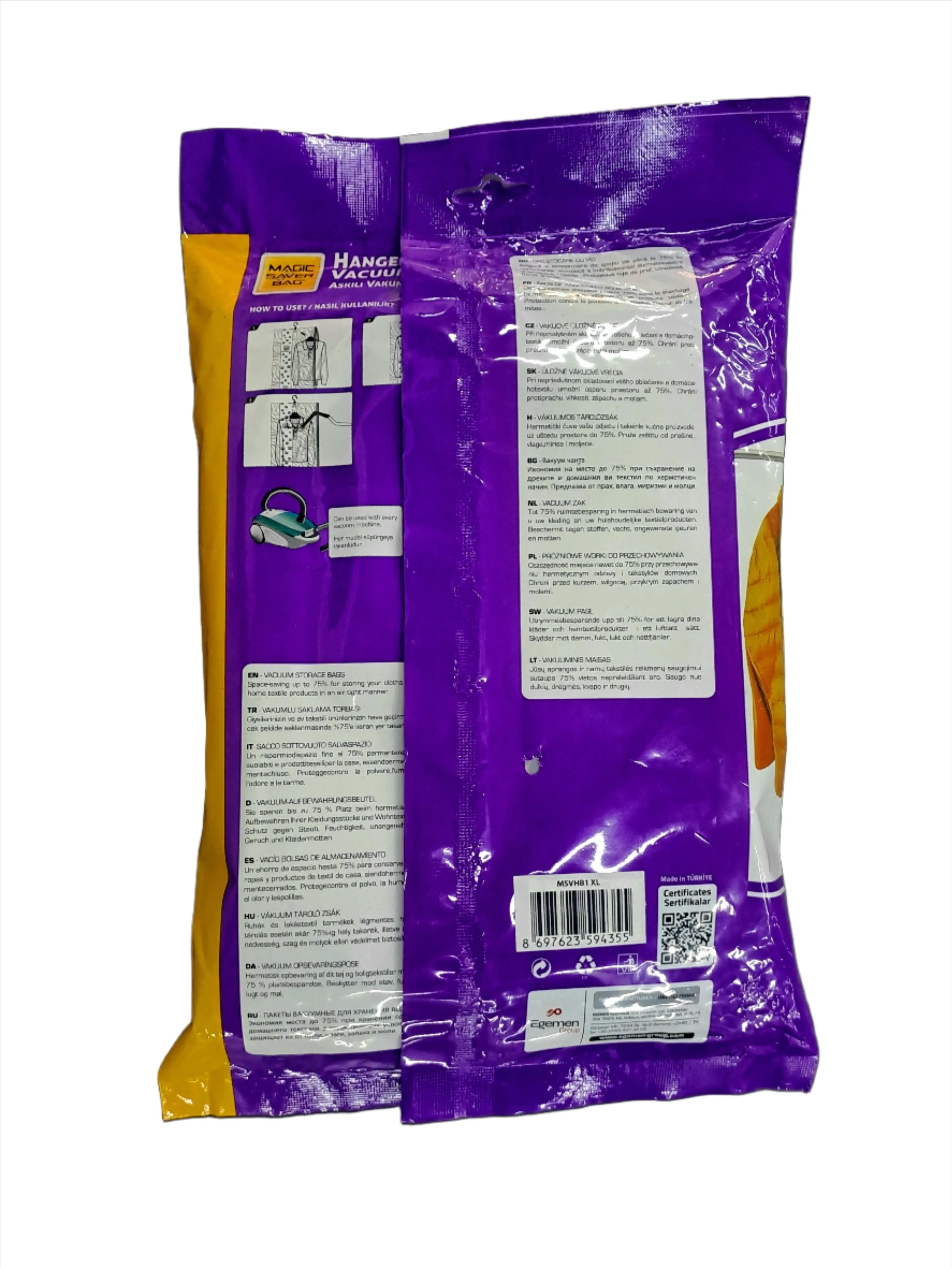 Magic Saver Bag Hanger Vacuum Bag 70x144cm