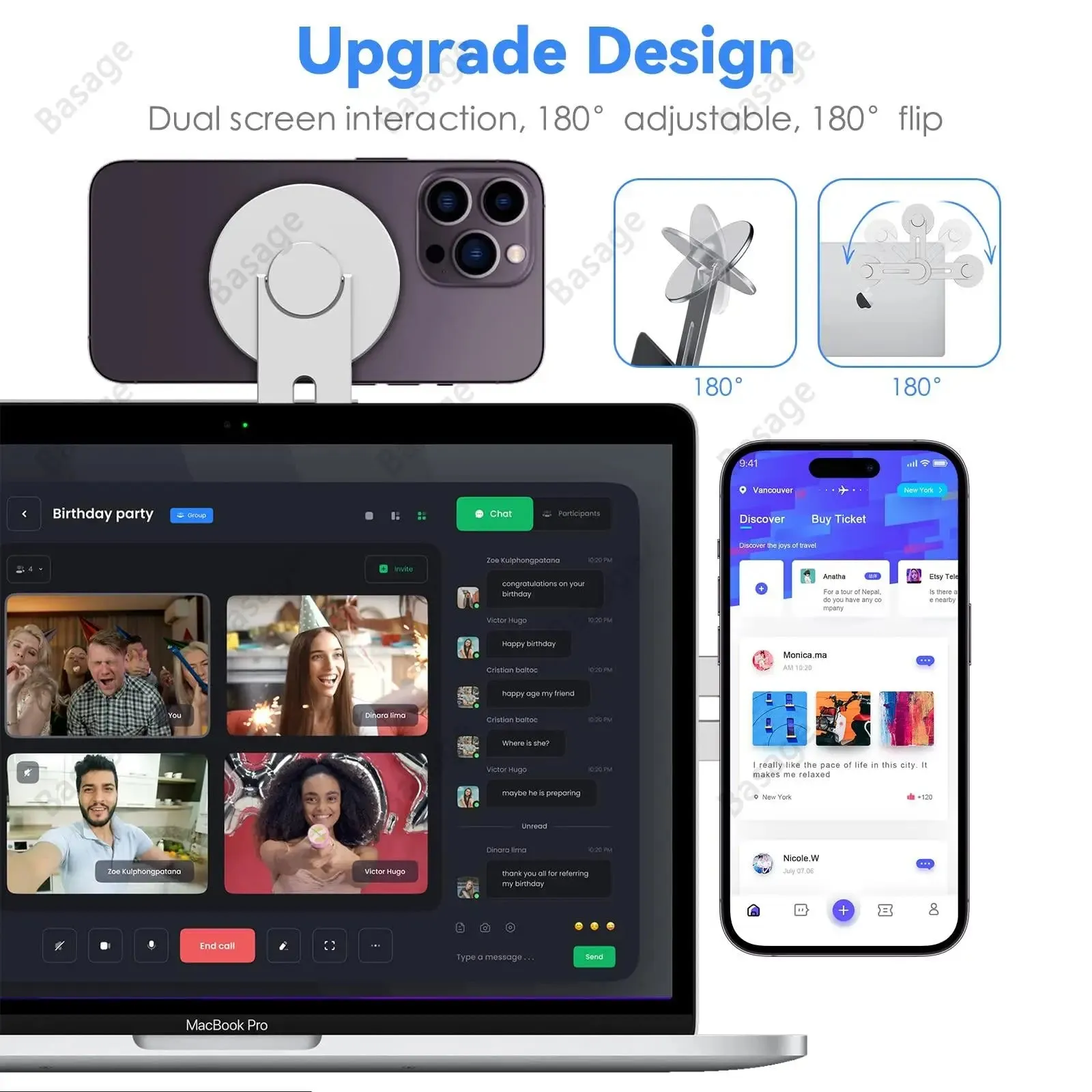 Magnetic Phone & Camera Holder