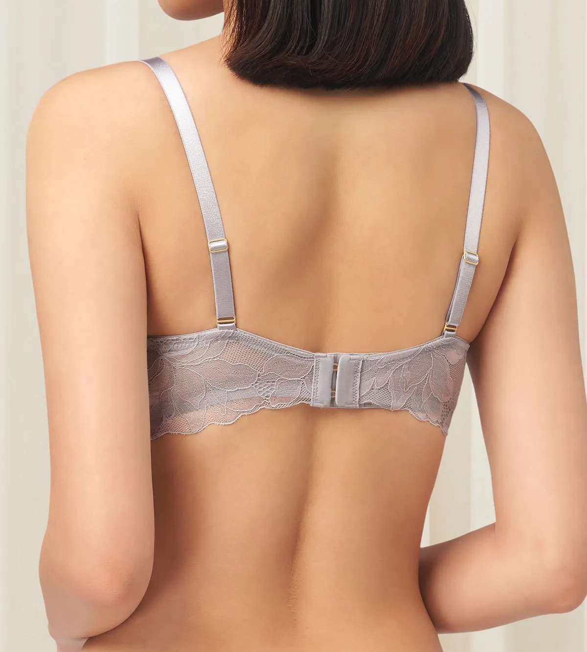Magnolia Lace Wired Push Up Deep V Bra