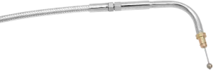 Magnum 54256 Alternative Length Polished Stainless Braided Idle Cable - 36 3/4in.