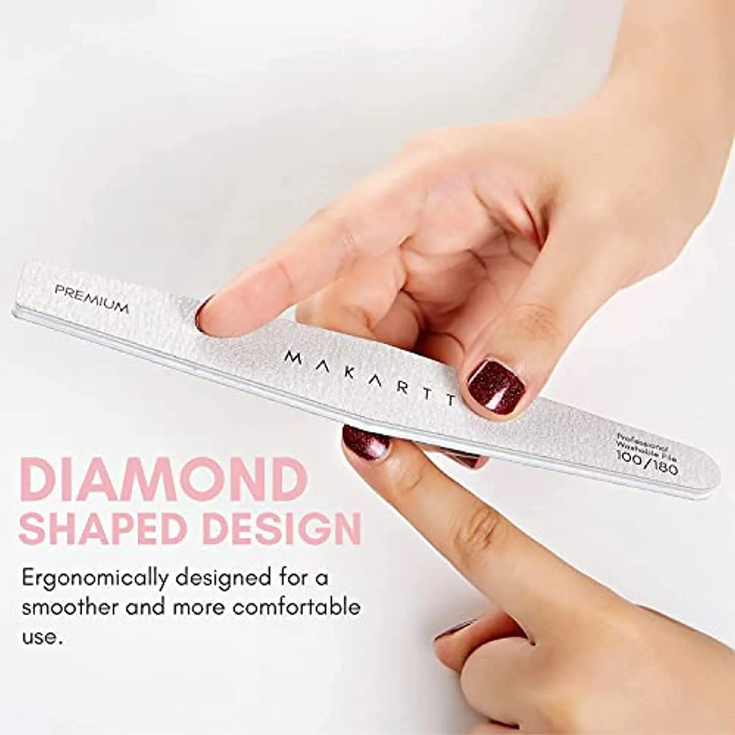 Makartt Super Strong Nail Glue with Nail File Zebra Nail Files Bundle， 0.07oz 10Pcs Nail Tips Glue for Stick On Nails Long Lasting， 100 180 Grit 10PCS Nail File Kit for Acrylic Nails Poly Nail Gel