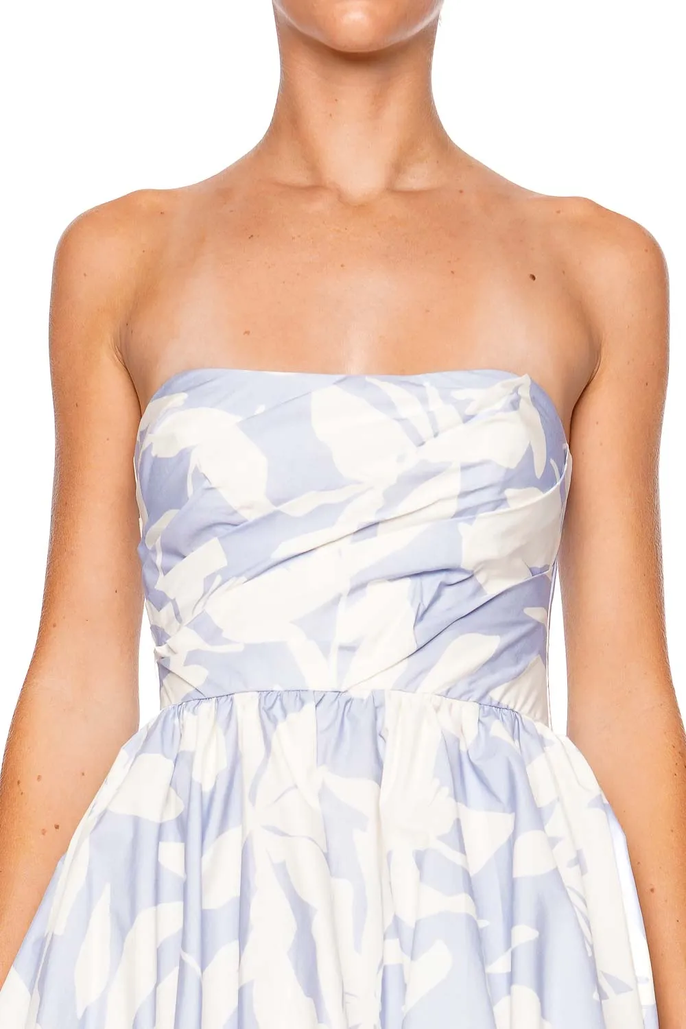 Mamounia Strapless Bubble Mini Dress
