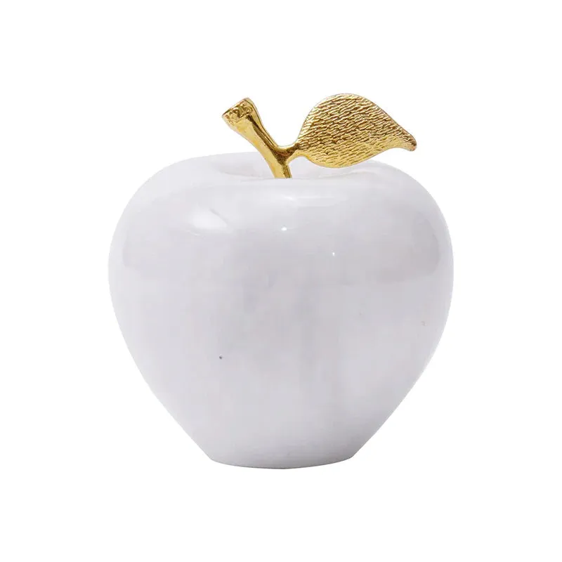 Marble Apple Paperweight - Best for Home Office Desk