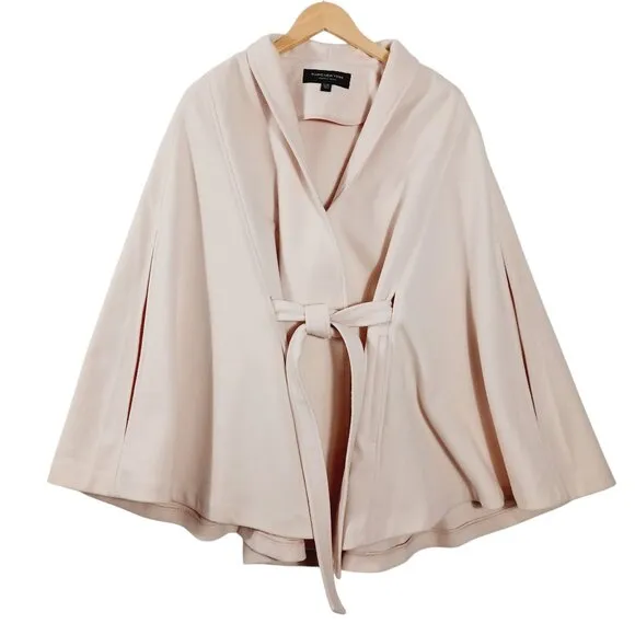 Marc New York, Soft Pink Jacket, Cape Style, Size L/XL
