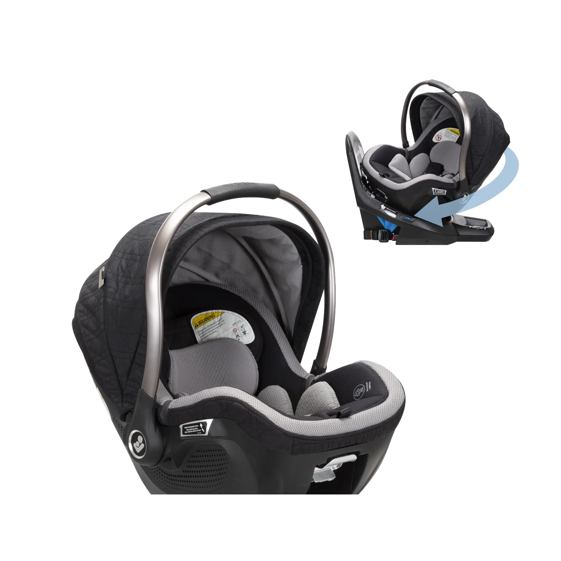 Maxi-Cosi Peri™ 180° Rotating Infant Car Seat - Onyx Heritage