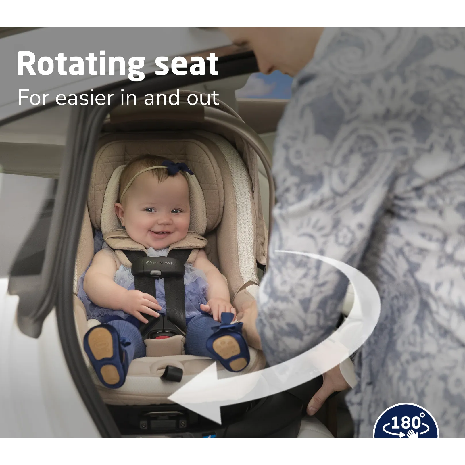Maxi-Cosi Peri™ 180° Rotating Infant Car Seat - Onyx Heritage
