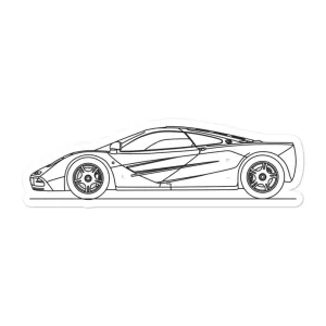 McLaren F1 Silhouette Sticker