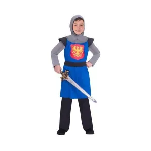 Medieval Knight Blue Boys Costume